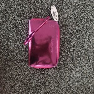 NWT Victoria’s Secret Pink Metallic Clutch